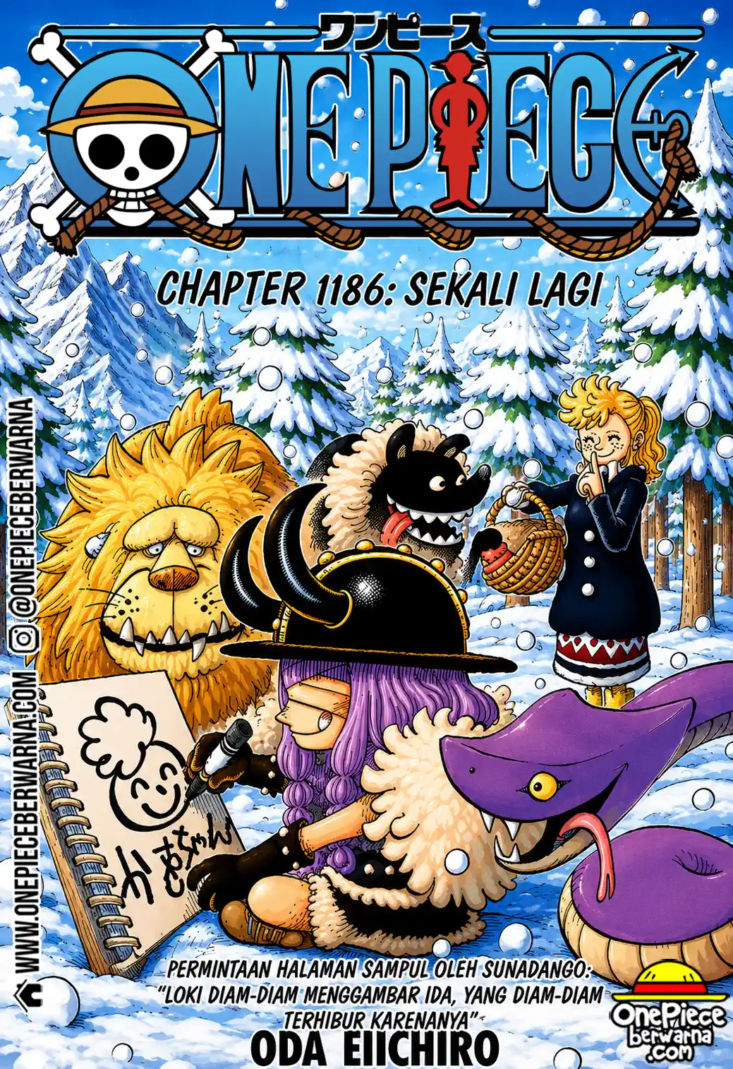 One Piece berwarna 1186 1187 1188 bahasa indonesia